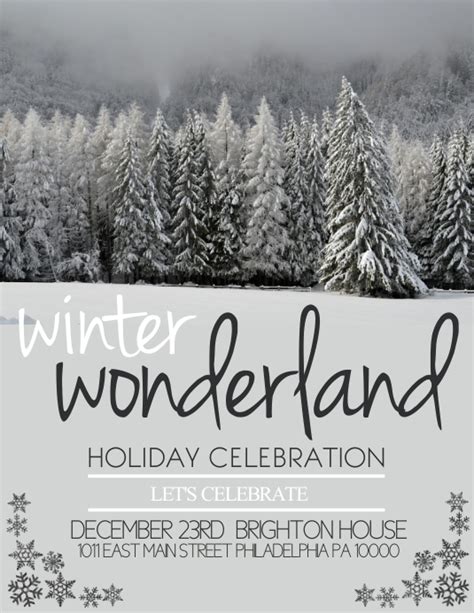 Elegant Winter Wonderland Template