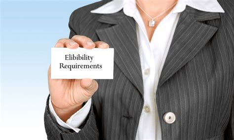 Eligibility Requirements