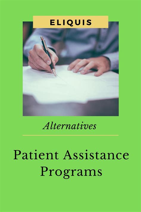 Eliquis Patient Assistance Program