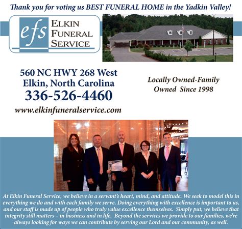 Elkin Funeral Home Services