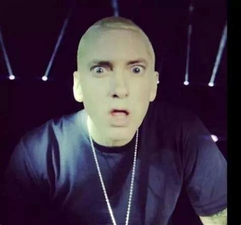 Meme featuring Eminem's funny expression