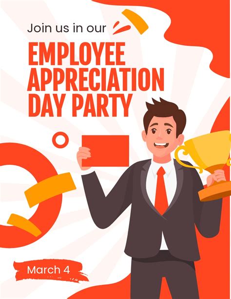 Employee Appreciation Flyer Templates Example 10