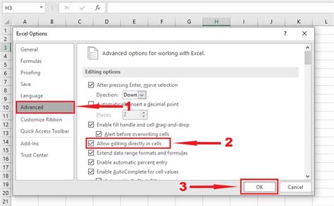 Enable Excel Automatic Editing Mode Associated Image 10