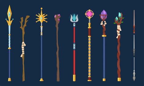 Enchanted Crystals for Light Staff