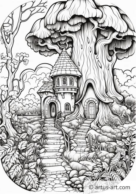 Enchanted Forest Coloring Pages for Kids