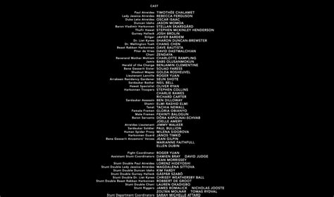 End Credits Template 6