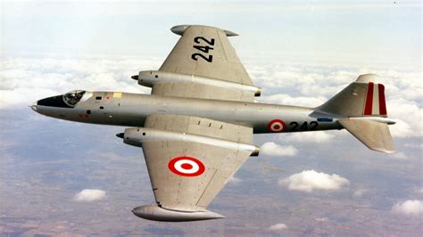 English Electric Canberra Bomber In Flight