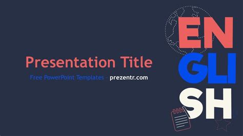 English Presentation Template