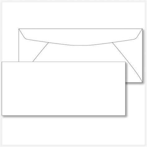 Envelope 10 Template Example