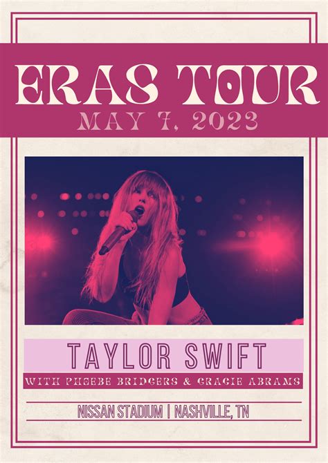 Eras Tour Poster Template 1