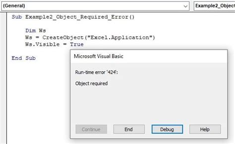 Error Handling VBA Objects