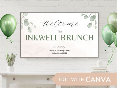 Event Sign Template by Adobe Spark