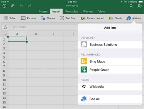 Excel Add-ins for MacBook Pro