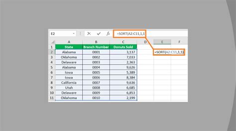 Excel AutoSort Feature