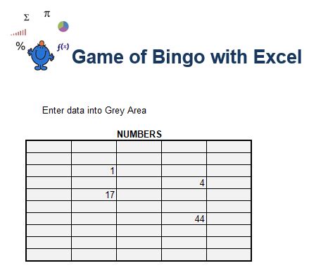 Excel Bingo Template VBA