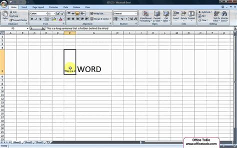 Excel Cell Text Extraction