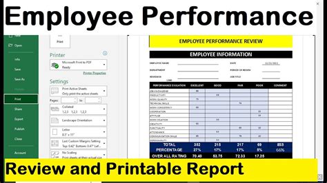 Excel Check Performance Not Showing