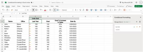 Excel Conditional Formatting Method