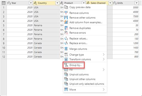 Excel Count Group By Power Query