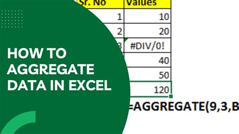 Excel Data Aggregation Analysis