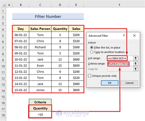 Excel Date Filter Criteria