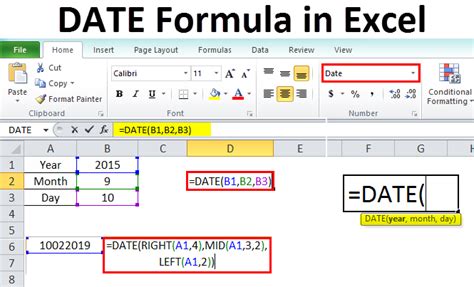 Excel Datetime Formulas