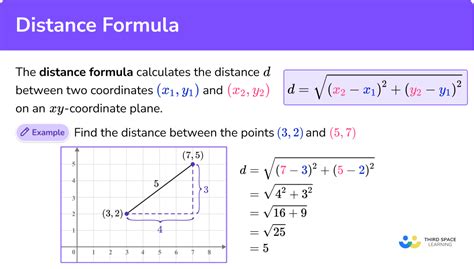 Excel Distance Calculation Example 1