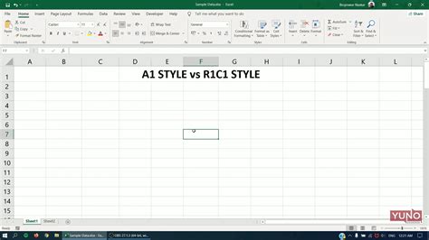 Excel Dynamic References A1 Style