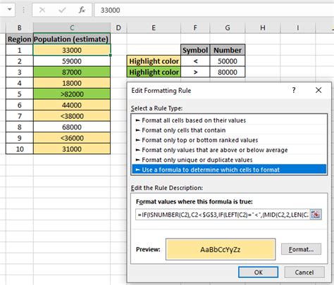 Formatting trendline equations in Excel