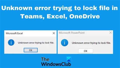 Excel File Locking Error