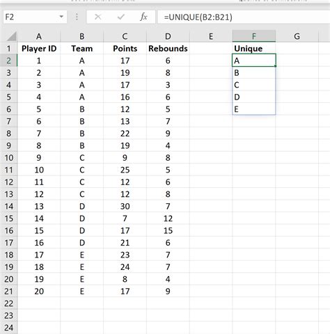 Excel Formula Clustering