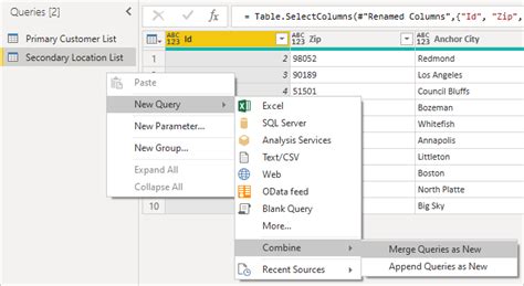 Using Power Query in Excel Helper Columns