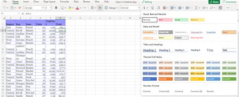 Example of Highlighting Cells in Excel