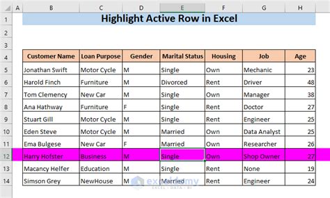 Highlight Cells Feature in Excel