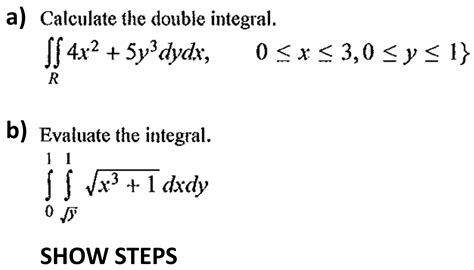 Excel Integral Calculator Examples