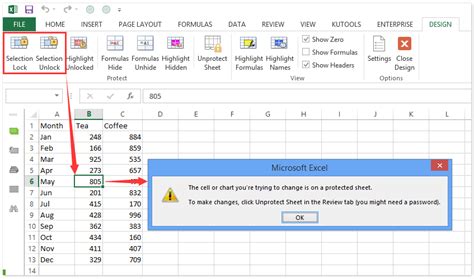 Locking Cells in Excel