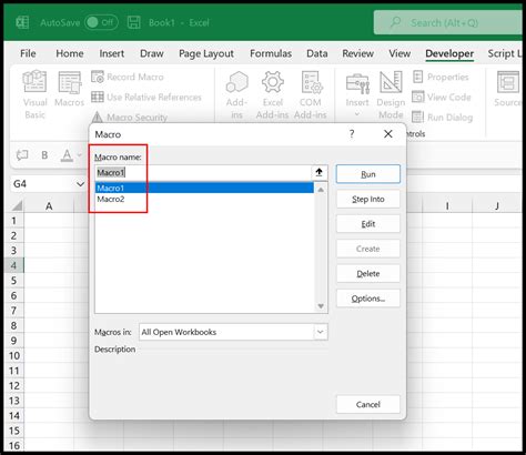 Excel Macro Workbook