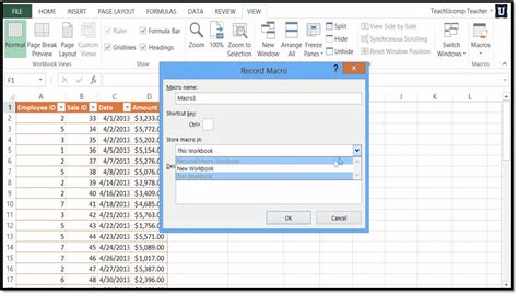 Excel Macros