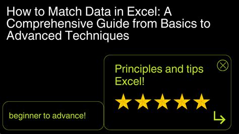 Excel Matching Methods Tips