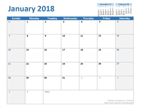 Excel Monthly Calendar Templates