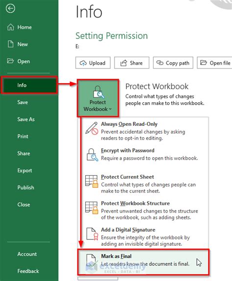 Excel Permissions