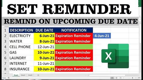 Excel Reminder Image 6