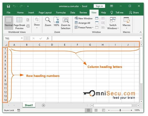 Excel Row Headings Gallery Image 1