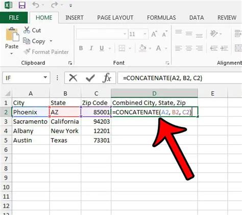 Excel row merge