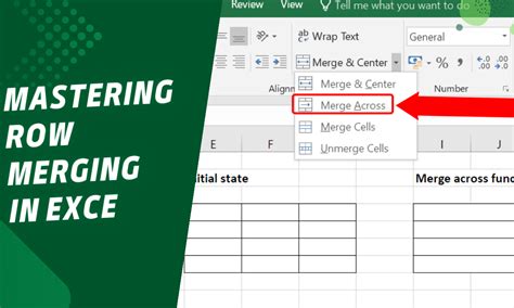 Excel row merging