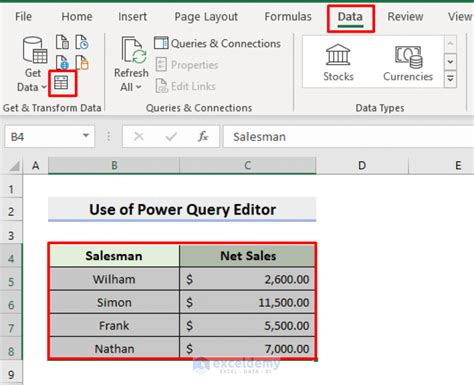 Excel Row Swap Built-in Feature