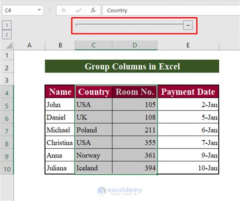 Excel Row Ungrouping Methods