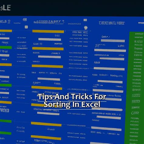 Excel Sorting Tricks