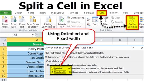 Excel Splitting Tools and Techniques 1