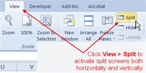 Excel Splitting Tools and Techniques 4